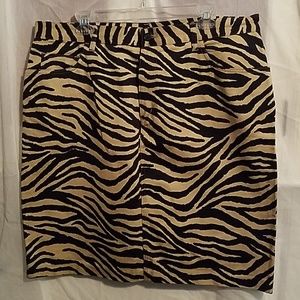 Lauren Jungle Stripe Skirt